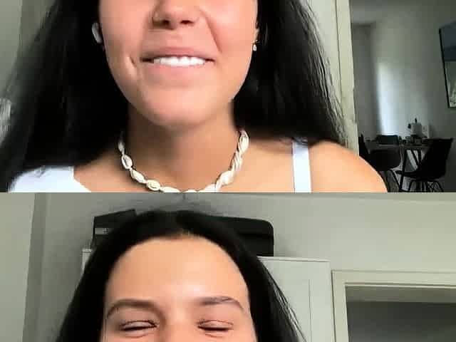 Cute amateur brunette naughty in solo jerking show on camera
