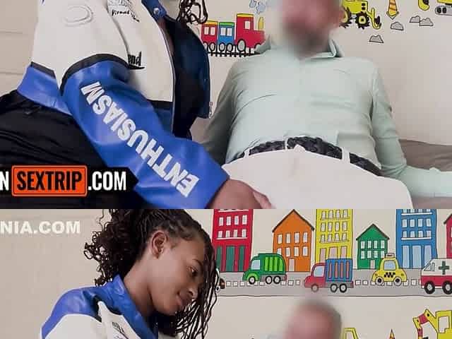 Steven Hard And Sawadi Jones - Thick Big Natural Tits Ebony Slut Banged Raw By American In Amateur Hookup