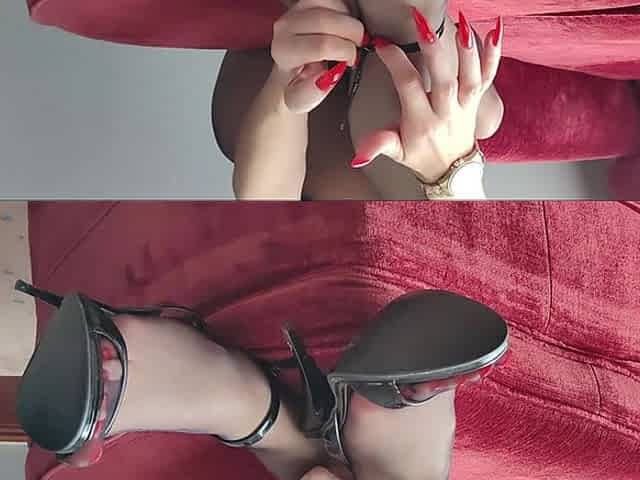 Worship My Heels and Nylon Feet