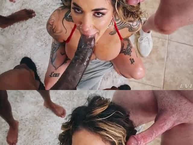 5-boner Blowbang With Arabelle Raphael