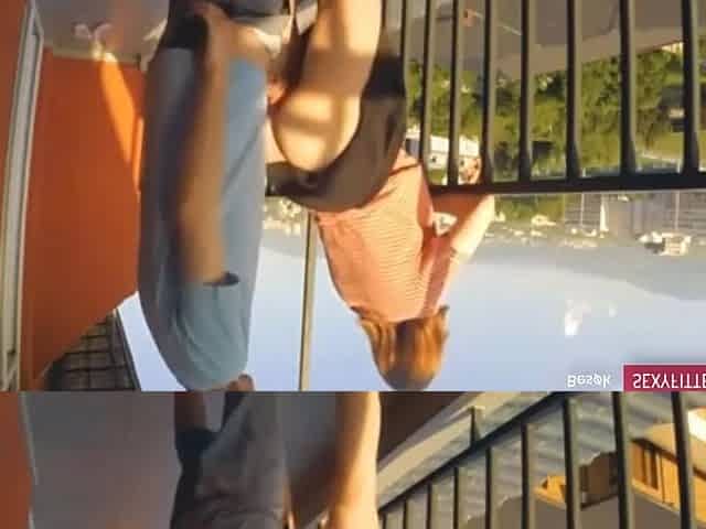 Norwegian Couple Balcony Sex
