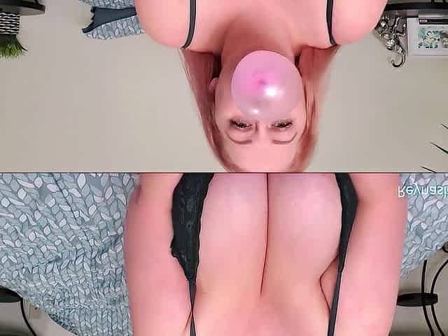 Large Impure Bubblegum Blowing - Breasty Amateur mother I'd like to fuck Reyna Mae - Throat Tongue Fetish - PREVIEW