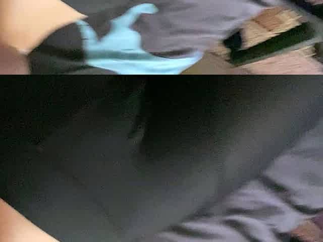 Close up teen foot worship