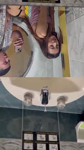 Caught in the university bath part 1