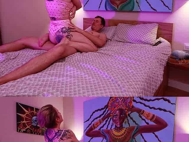 The Wife Came on Her Husband's Big Cock