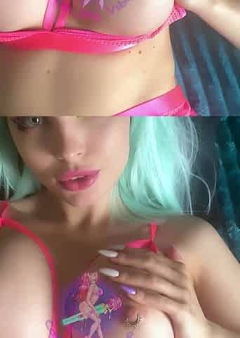 Big boobs milf masturbates with her dildo