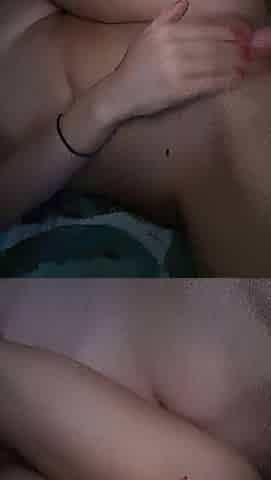 Playing with myself during the time that getting drilled