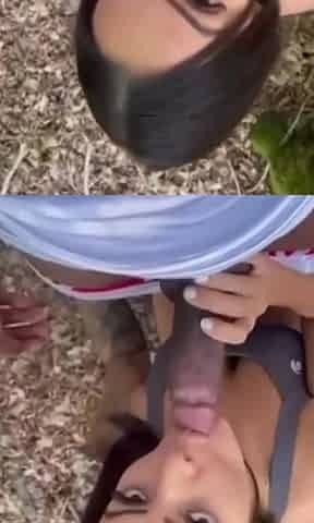 Outdoor Whore's Interracial Passion Ignites with Sultry Heat