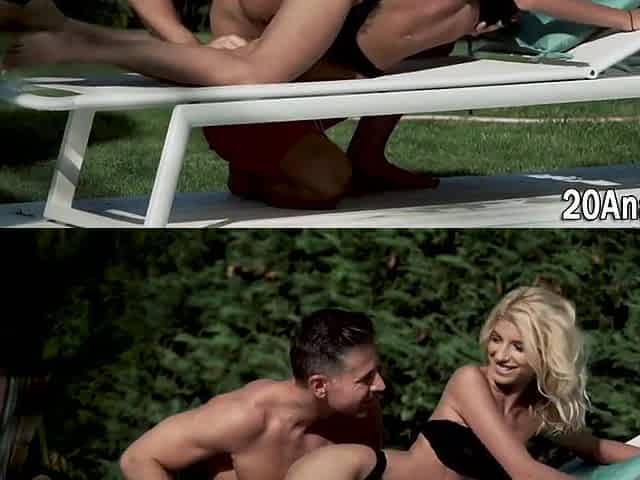 Blonde Horny Babe Fucked