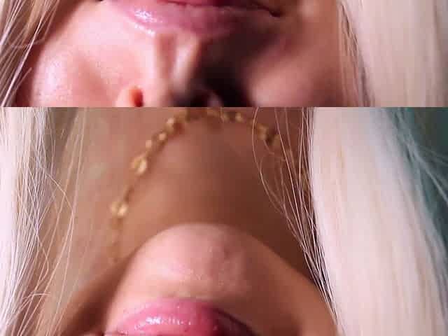 asmr slow lens licking