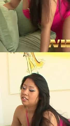 BBW Asian slut hard pounded with black dude