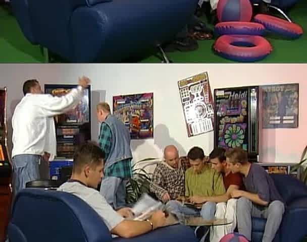 Cute German Babes Fucked Hard in a Superb Orgy Action