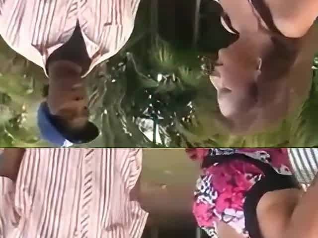 Brunette hair mother i'd like to fuck banged by ebony knob