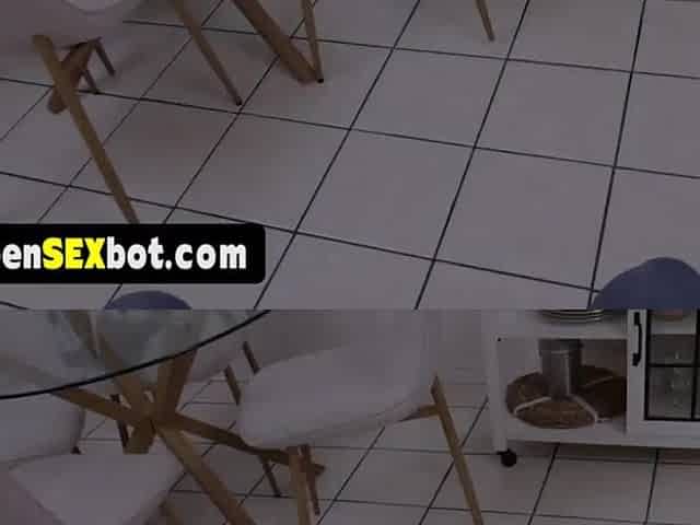 Nice-looking ebony teen jumps on a white schlong