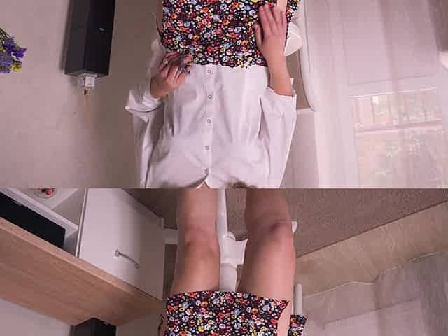 Sexy Roommate Rips Clothes off to Tease You
