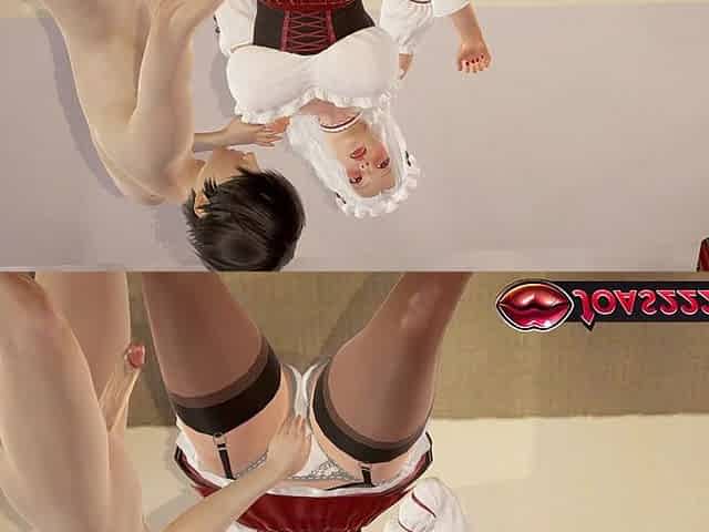 Isabella the Hot Housemaid in 3D Hentai - Fingering Her Wet Pussy, Standing Pussy Licking, and Stimulation for a Squirt