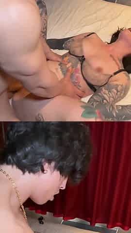 I screwed my lesbo tattoo artist