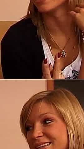 Horny Blonde MILF Smiles Seductively Ready for Filthy Fun
