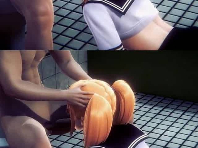 Hentai Uncensored 3D - Hardsex in a Public Toilet - Japanese Asian Manga Anime Film Game Porn