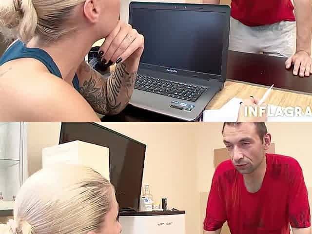 Tattooed boss gets screwed wild