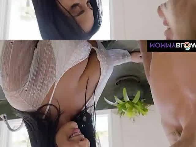 Sultry Anissa Kate Entices the Pool Cleaner with Thick, Juicy Jock Worship