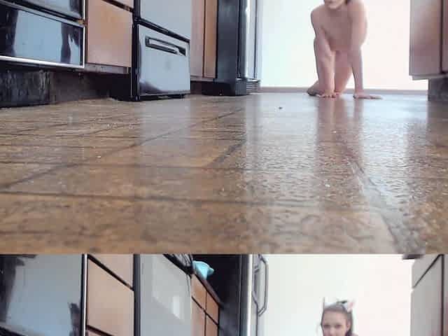 Hot amateur teen girl toying pussy in bed on webcam