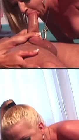 Two hot milfs get fucked hard by a hard juicy cock