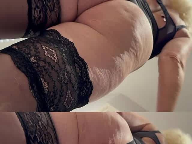 Looking up at Me Point of View in My Black Lingerie Barely Hiding My Pussy