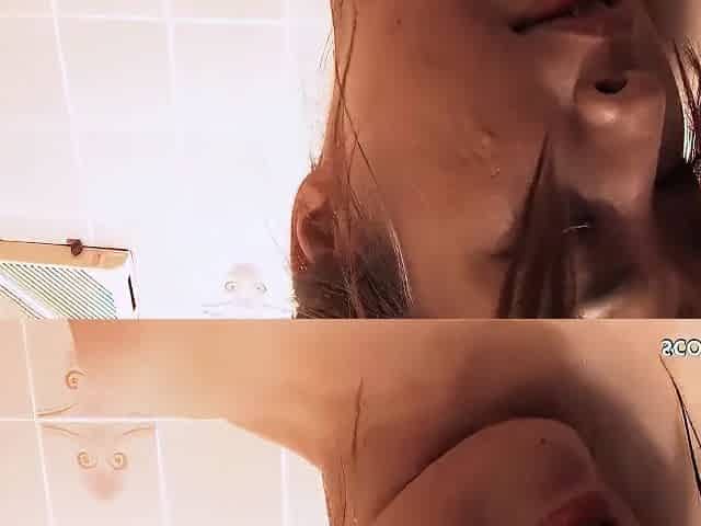 Cute Asian Stepsister Talk To Suck His Cock After Caught Naked In Soapy Shower
