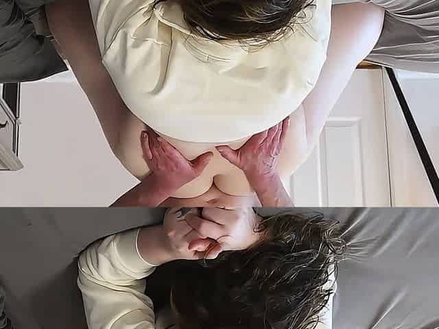 Ass Hole Finger Fuck While Taking Big Cock From Behind.