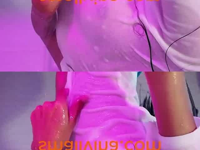 Solo Hawt Oriental Large Booty Disrobe Teasing In Bath