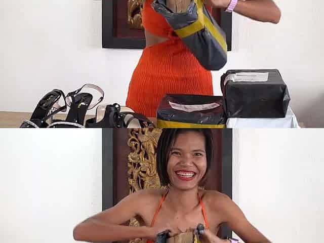 Trying On High Heels Leads to a Bold Interracial Anal Fuck