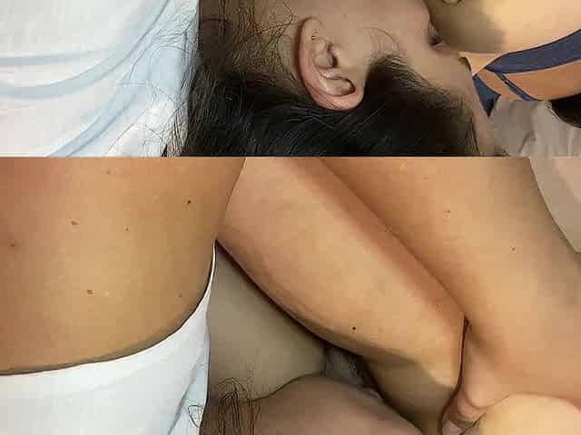 Lesbo sucking a perspired and ribald booty
