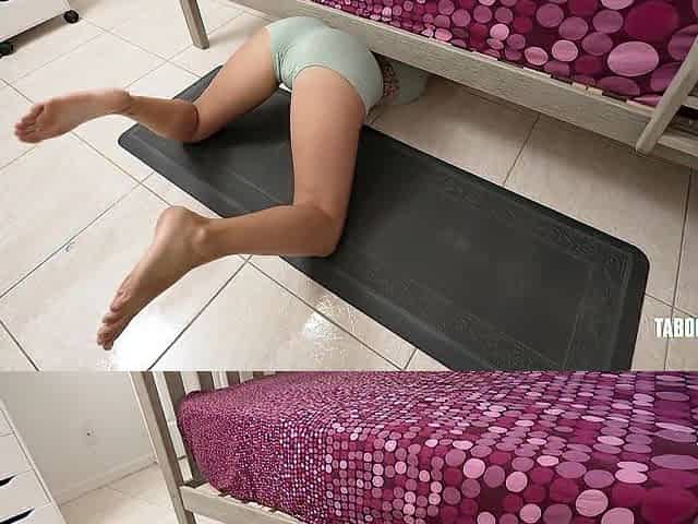 Kenzi Love in Hawt Recent Step Mamma Stuck and Drilled beneath the Daybed