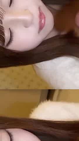 Tiny Visual Beauty Intense Tongue Kissing Nonstop Makeout Frenzy up Close