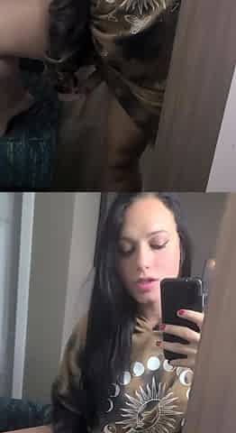 Busty brunette solo masturbation