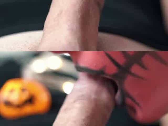 Halloween Blowjob - Teen Gets Mouthful of Cum