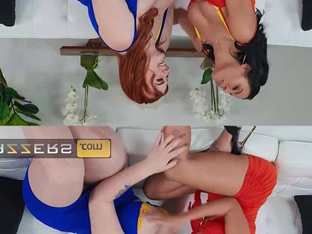 BRAZZERS - Lascivious Babes Abigaiil Morris And Luna Star Indulge In A Wild Trio With Damion
