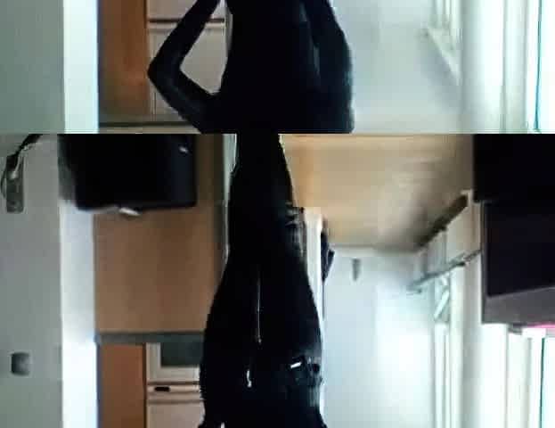 Smoking Hot Brunette Milf in Latex Catsuit and Boots