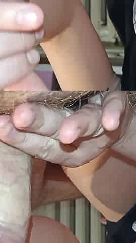 Amateur Cock Jerking, Close-up