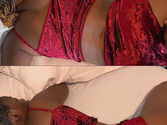 I discovered my large butt black neighbour in my couch, that babe wanted to ride my BBC
