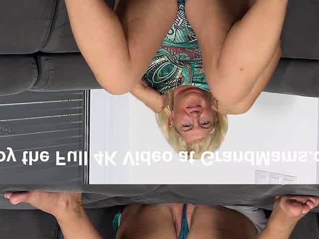 Big Woman Handles Monster Cock At GrandMams
