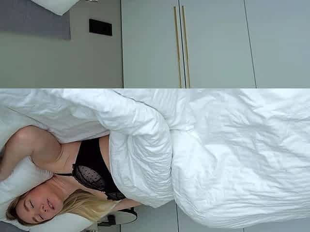 StepMOM CAUGHT stepson CUMMING all over her PANTIES - Lil