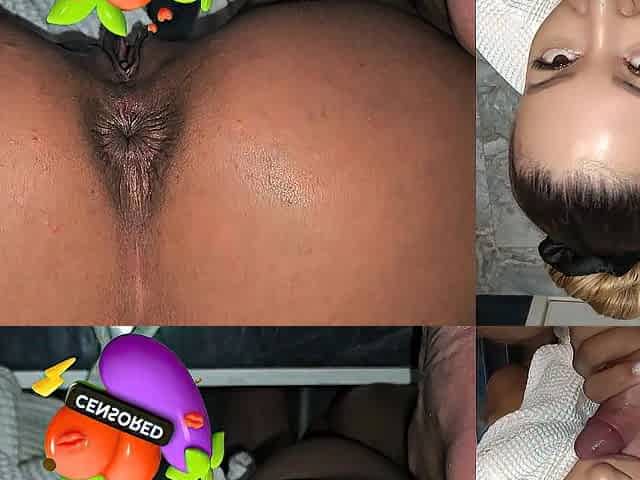 Stepmom's Anal Aperture Spasms, Demands Penis and Filling with Cum