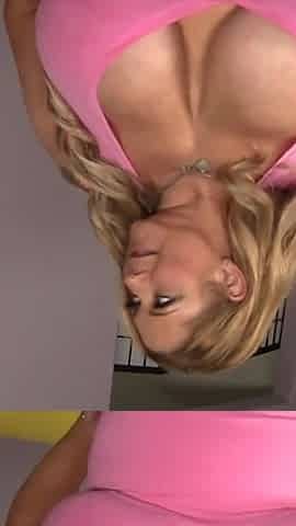 Samantha 38G with huge tits sucks and fucks big cock