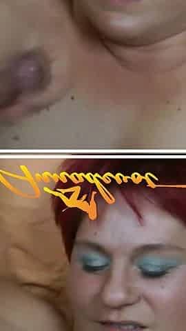 Cumshot in Detail - Big Cock Cums a Fat Load of White Gold All Over My Face and Into My Mouth
