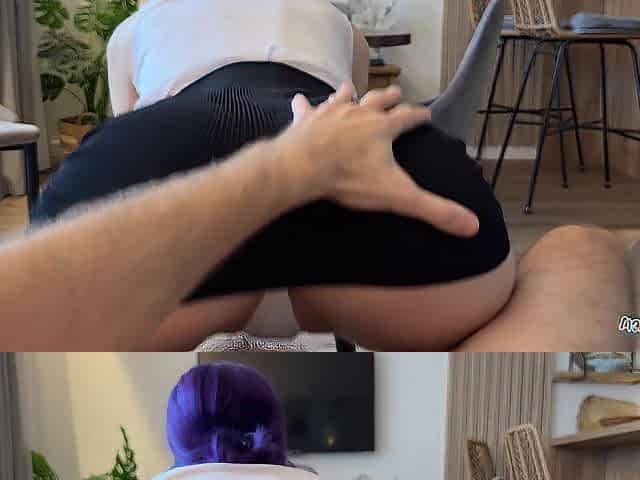 Reze gets a giant, overflowing creampie! Chainsaw Guy cosplay. Biggest, soaked, pillow-soft booty!