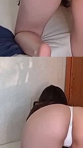 Mateur Teen Alone at Home