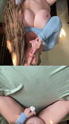 AMATEUR WIFE SPREADS HER PUSSY