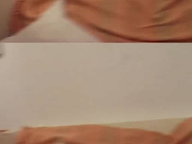 Tiny blond and bigtits milf getting fucked by two guys - MMM100